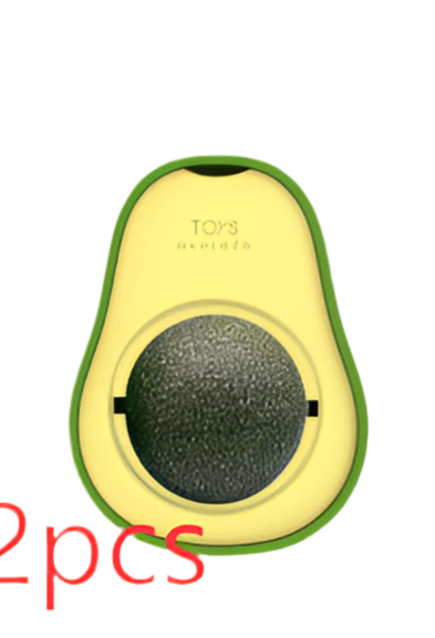 Avocado Cat Mint Multifunctional Catnip Toy 360 Rotating Self-healing Artifact Pet Supplies